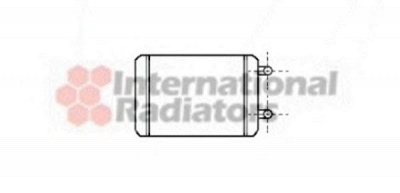 VAN WEZEL 37006123 -  Теплообменник, отопление салона